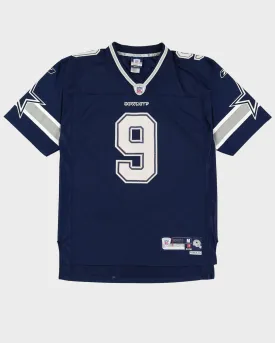 00s Tony Romo #9 Dallas Cowboys Navy NFL American Stitched Football Jersey - M