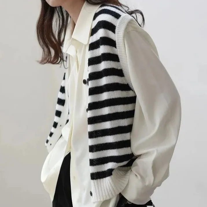Adily Casual Tie Shirt Blouse