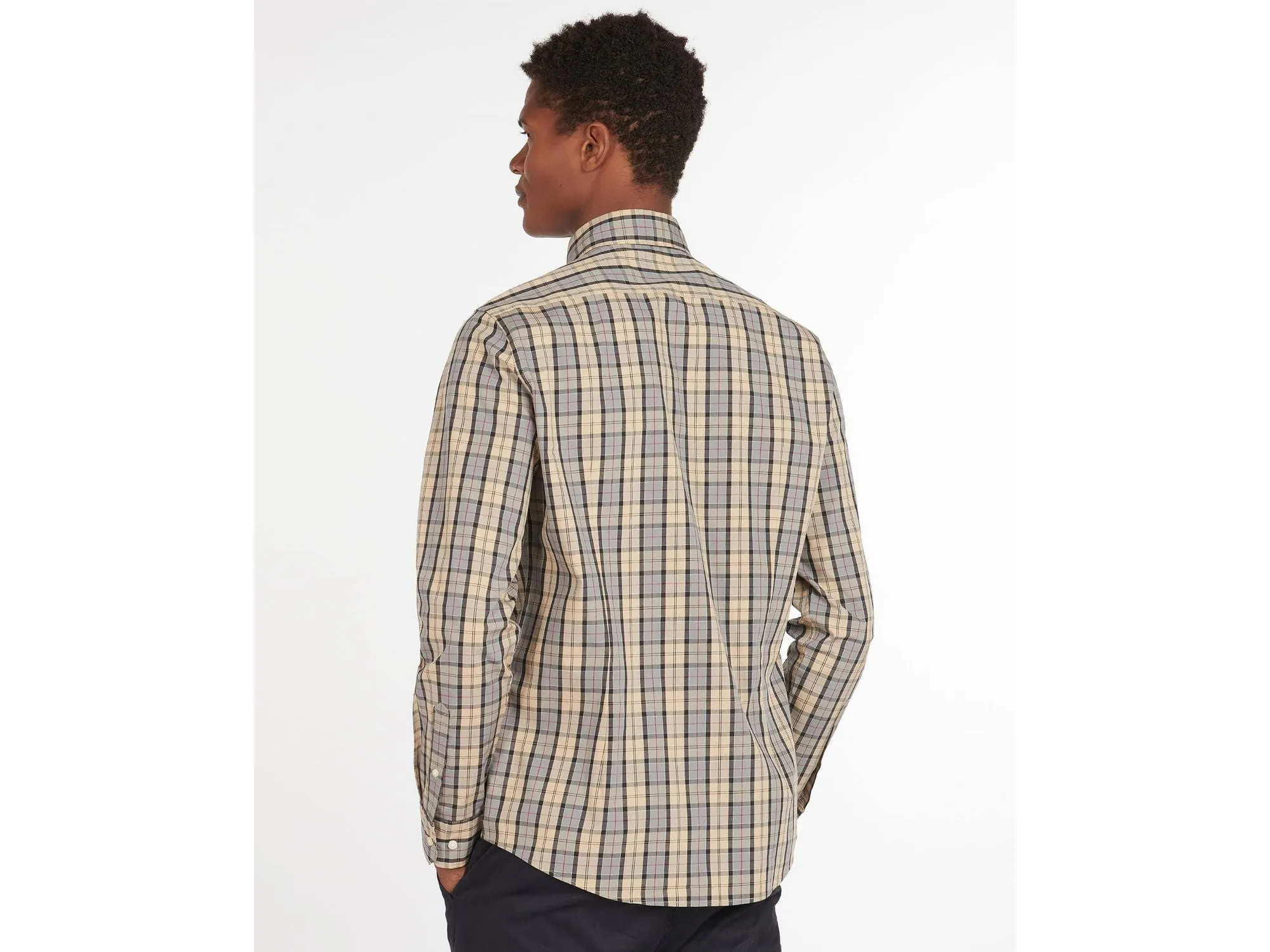 Barbour Tartan 17 Tailored Buttondown Collar Shirt In Dress Tartan