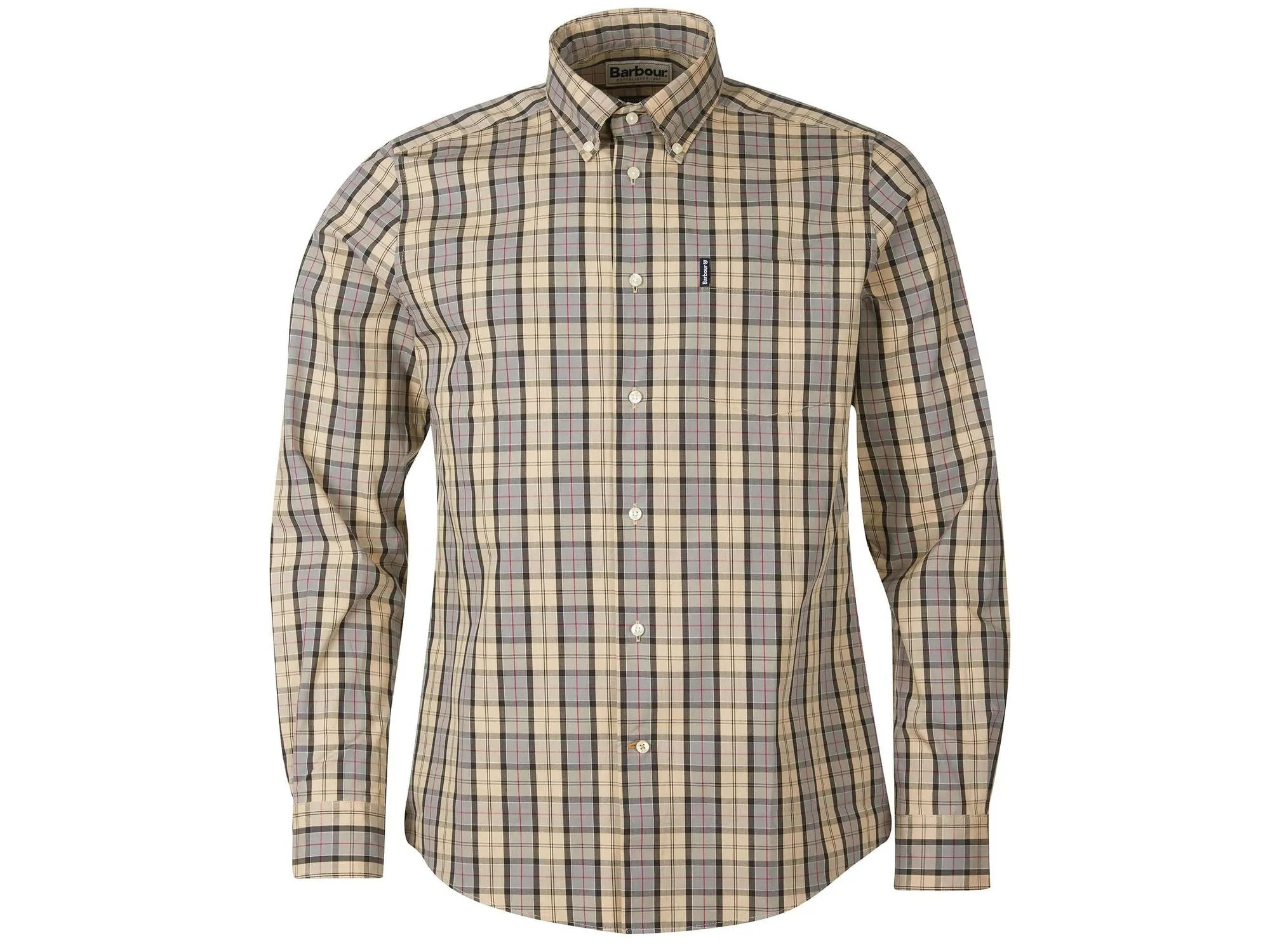 Barbour Tartan 17 Tailored Buttondown Collar Shirt In Dress Tartan