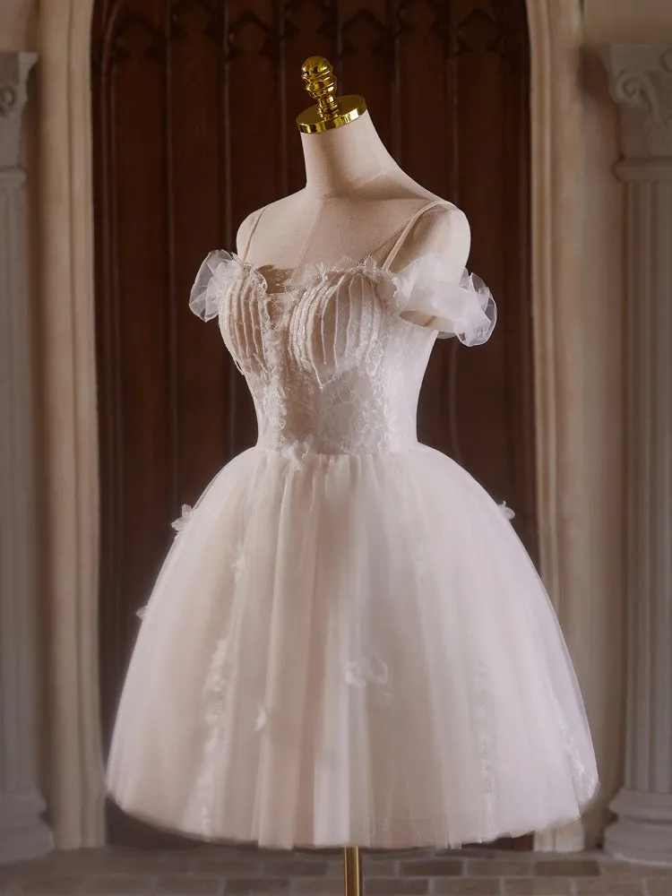 Beading Off-the-shoulder Chic Ball Gown Homecoming Dresses