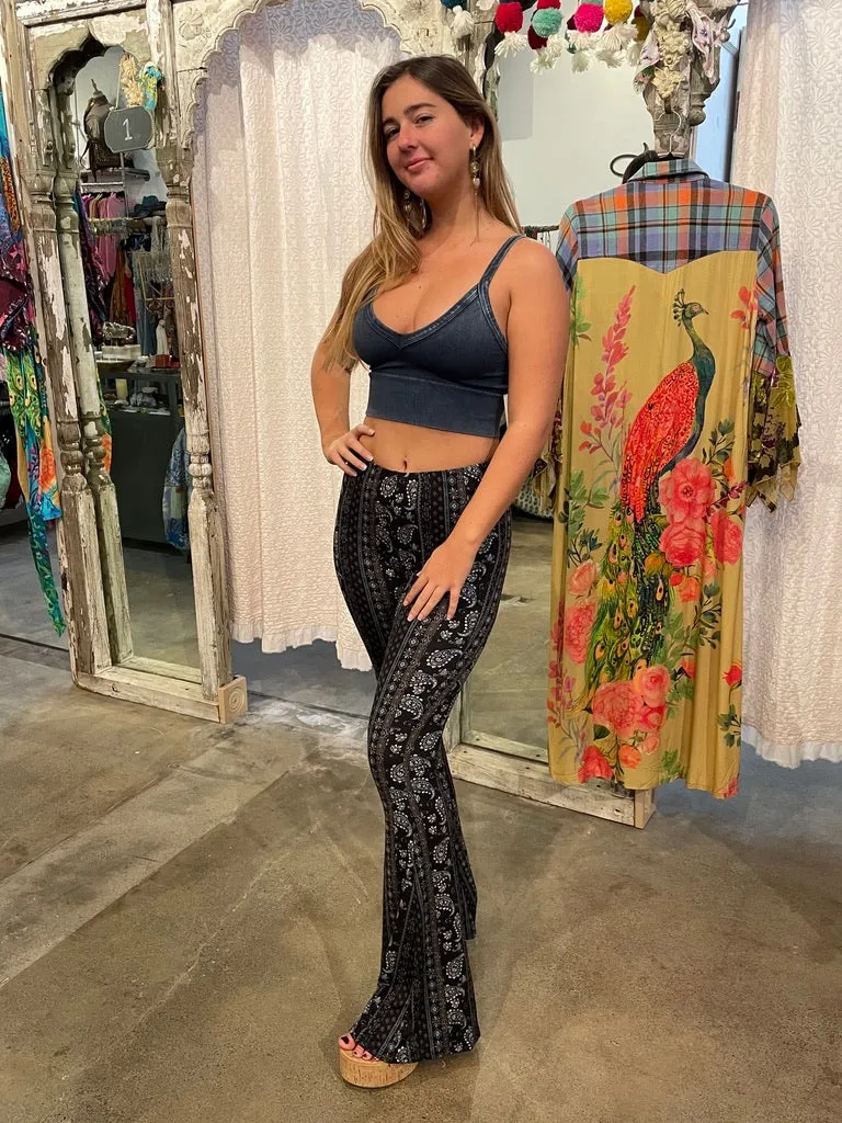 Boho Printed Bell Bottoms