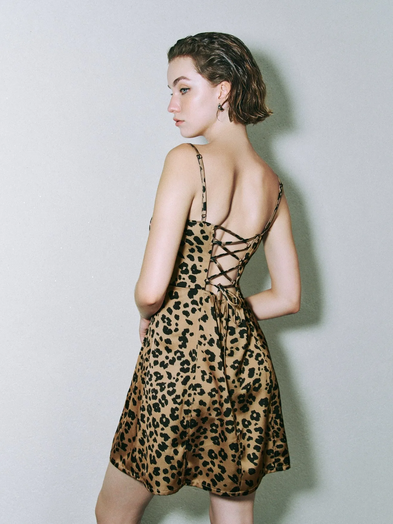 Cami Leopard A-Line Dresses