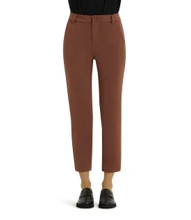 Chestnut color soft skinny trousers