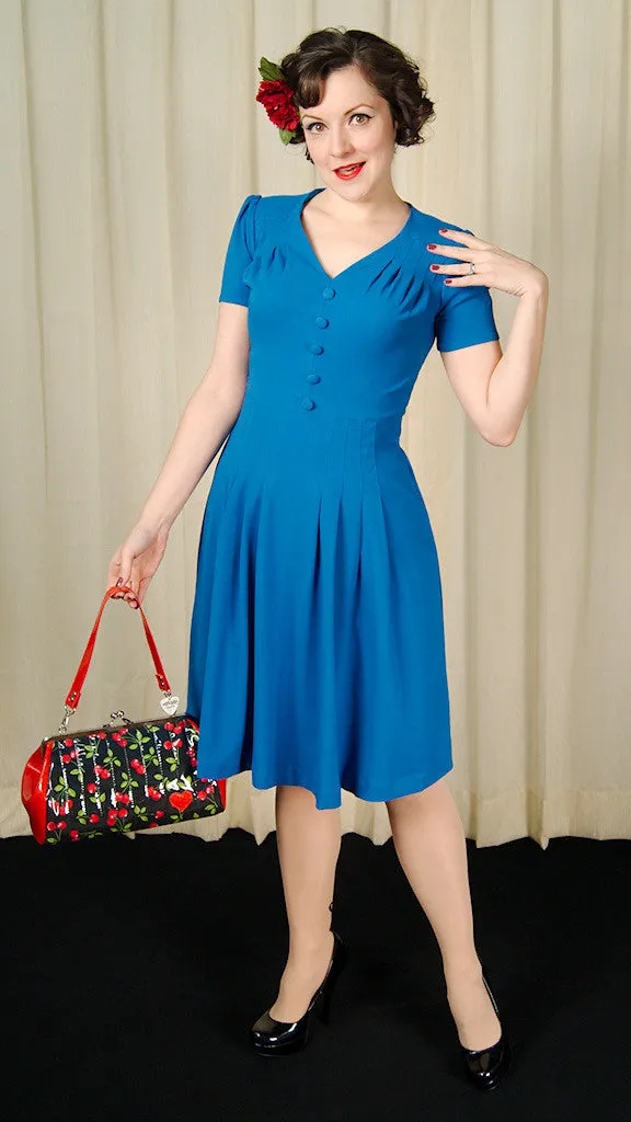 Cobalt 1940s Moira Dress