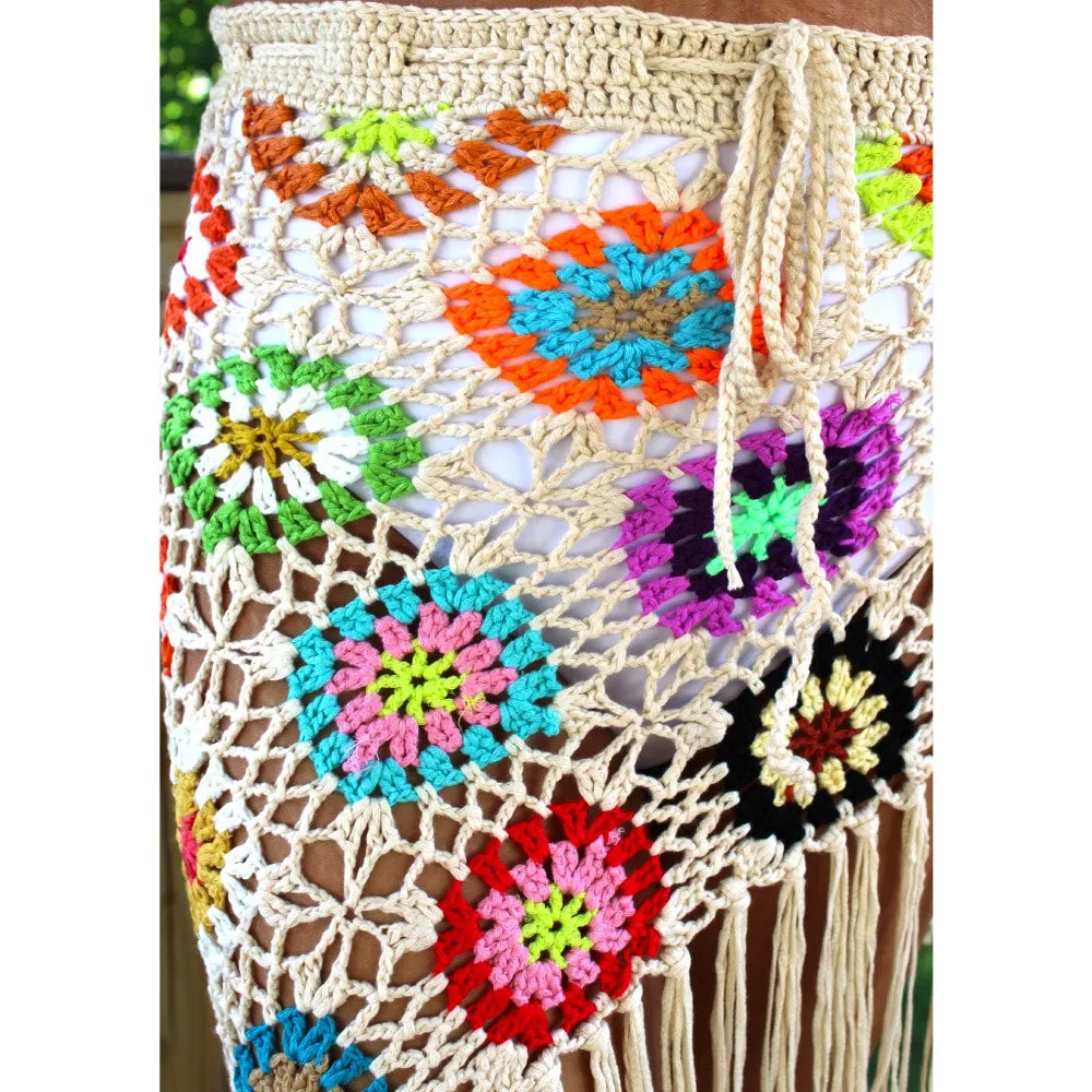 Crochet Sands Top & Skirt Set