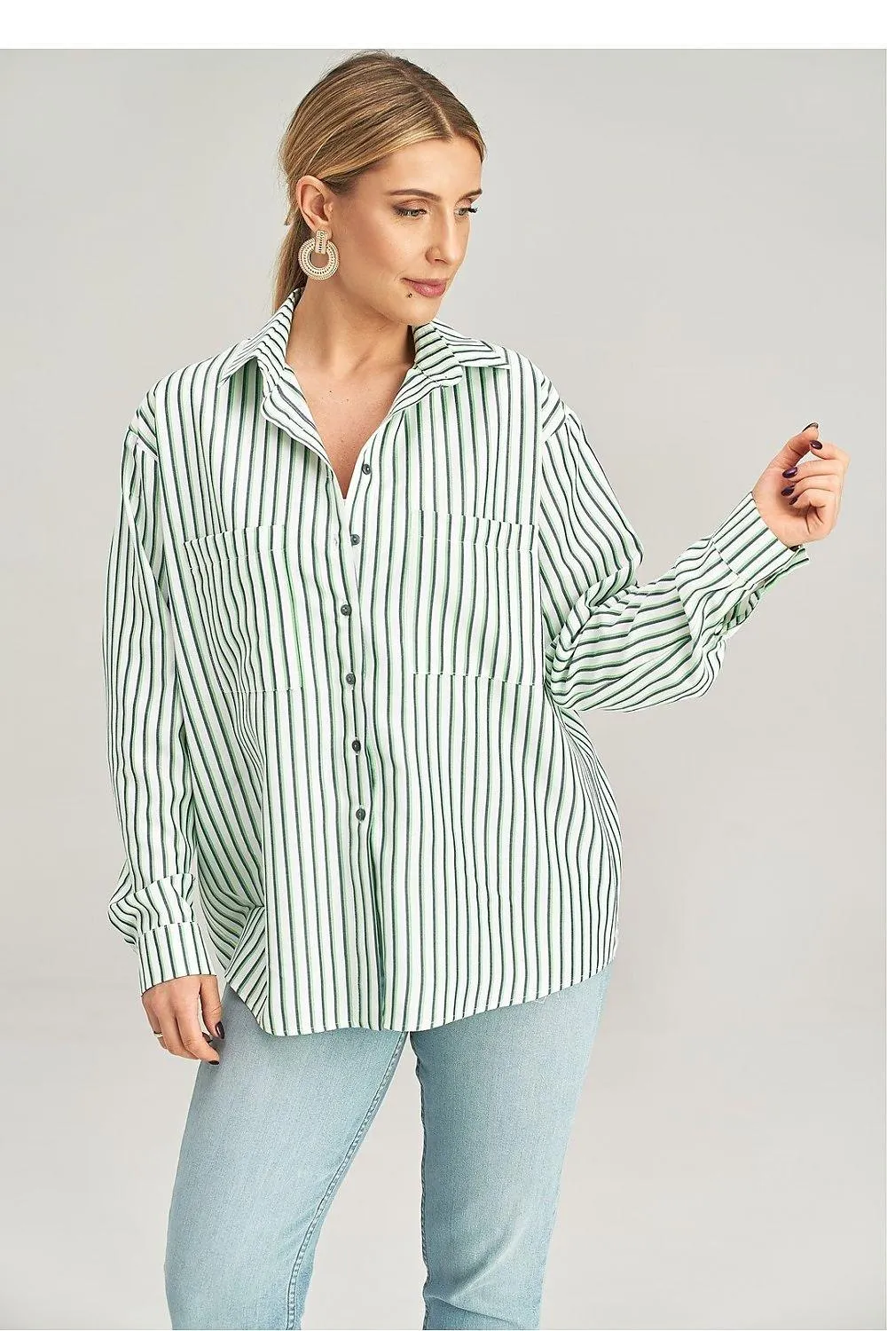 Elegant Asymmetrical Long Sleeve Top