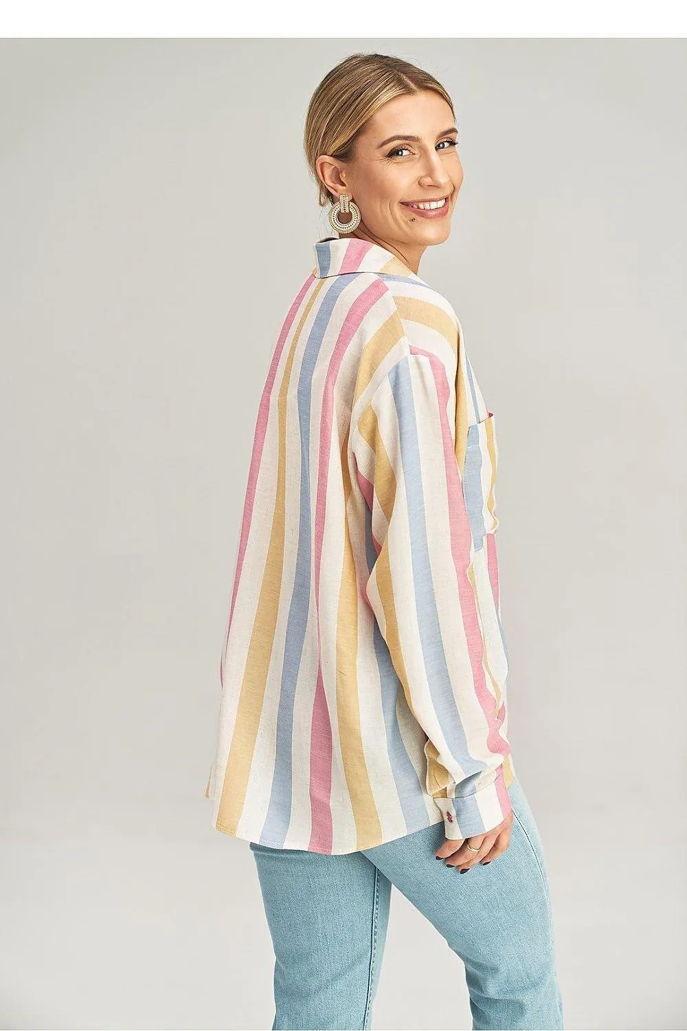 Elegant Asymmetrical Long Sleeve Top