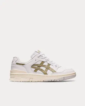 EX89 White / Safari Khaki Low Top Sneakers
