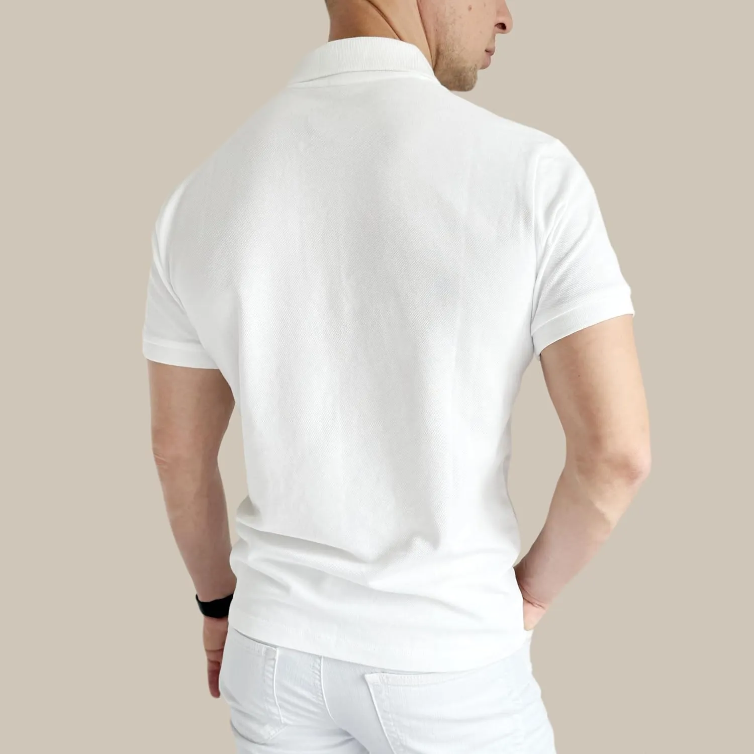 Family Nation Polo Shirts for Men - Short Sleeve T-Shirt - Mens Cotton Polo Shirt - Pique T-Shirts