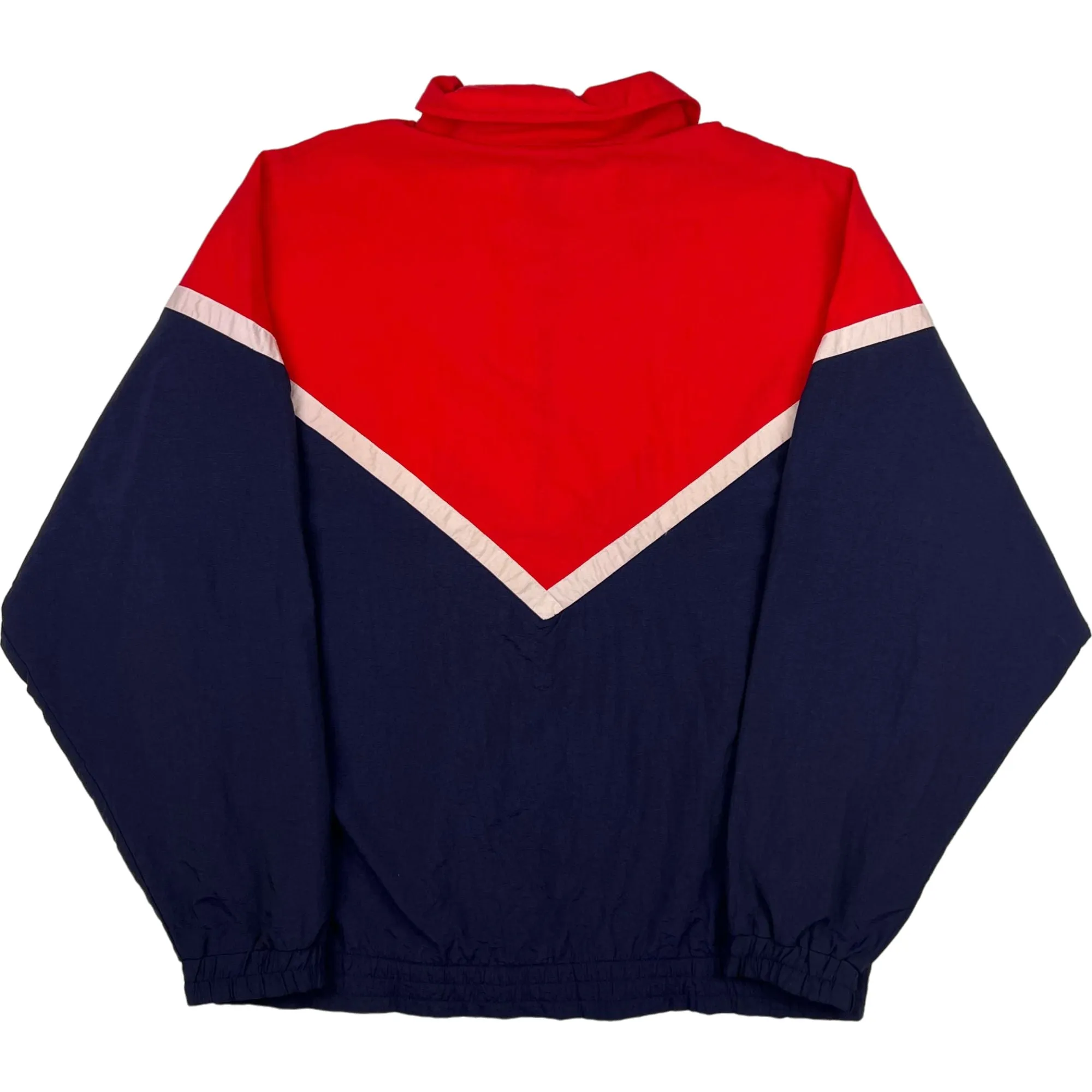 Fila 90s Colourblock Track Jacket Red Navy