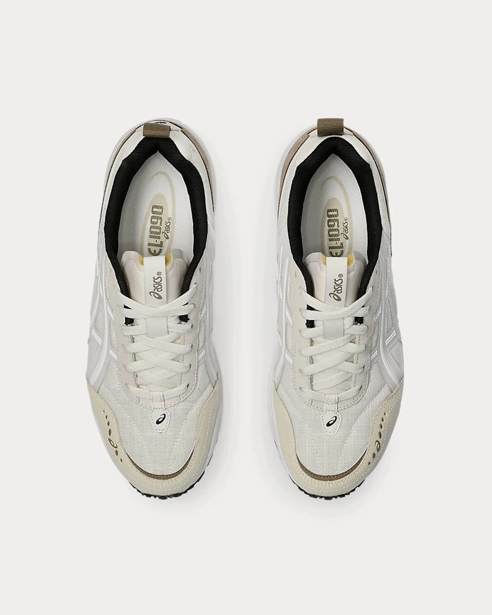 Gel-1090v2 Cream / White Low Top Sneakers