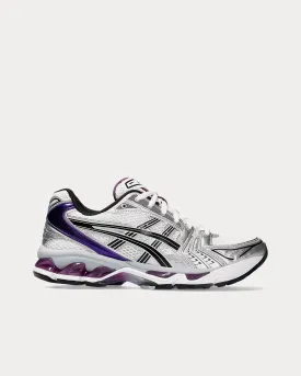 Gel-Kayano 14 White / Dark Grape Low Top Sneakers