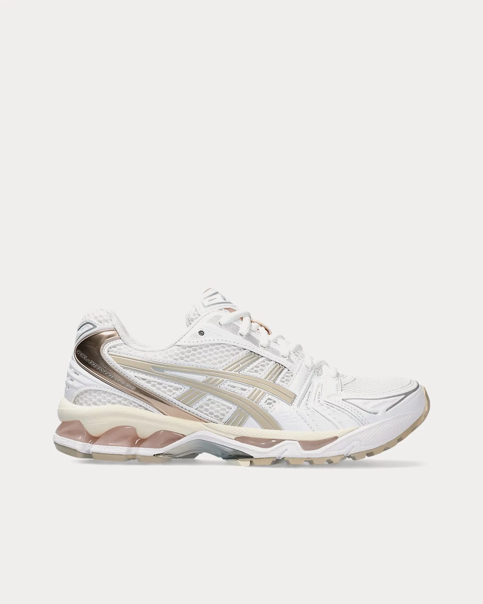 Gel-Kayano 14 White / Simply Taupe Low Top Sneakers