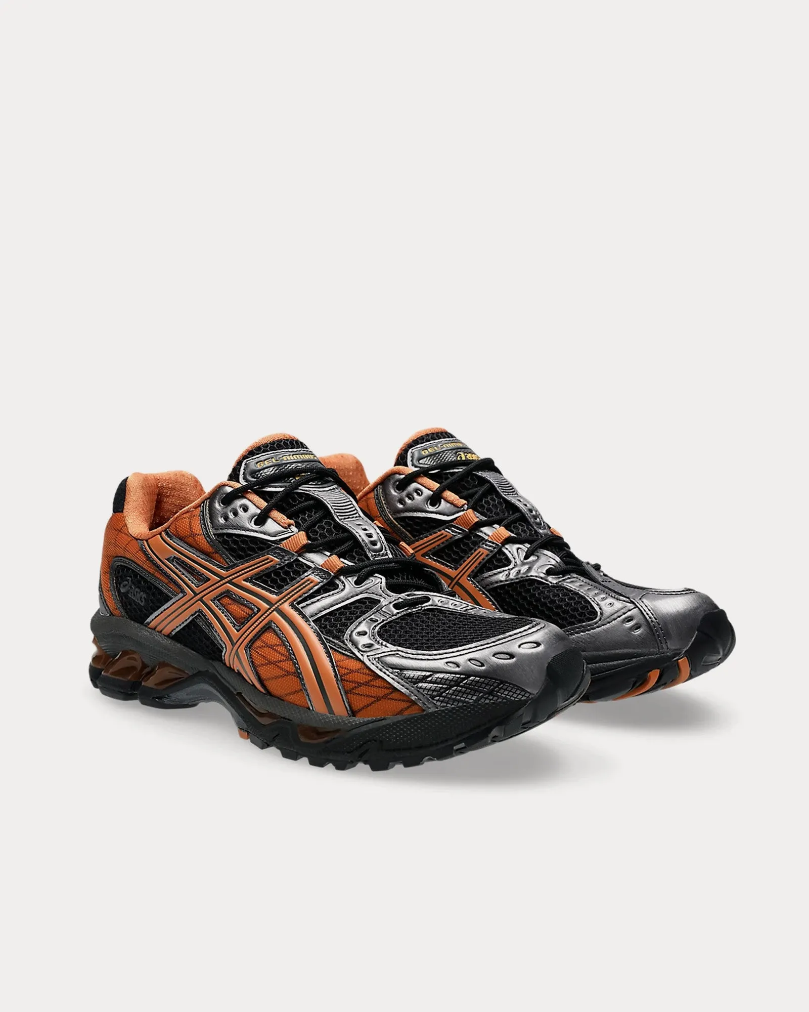 Gel-Nimbus 10.1 Black / Rust Orange Low Top Sneakers