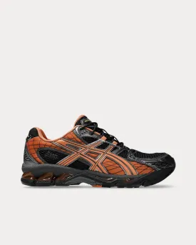 Gel-Nimbus 10.1 Black / Rust Orange Low Top Sneakers