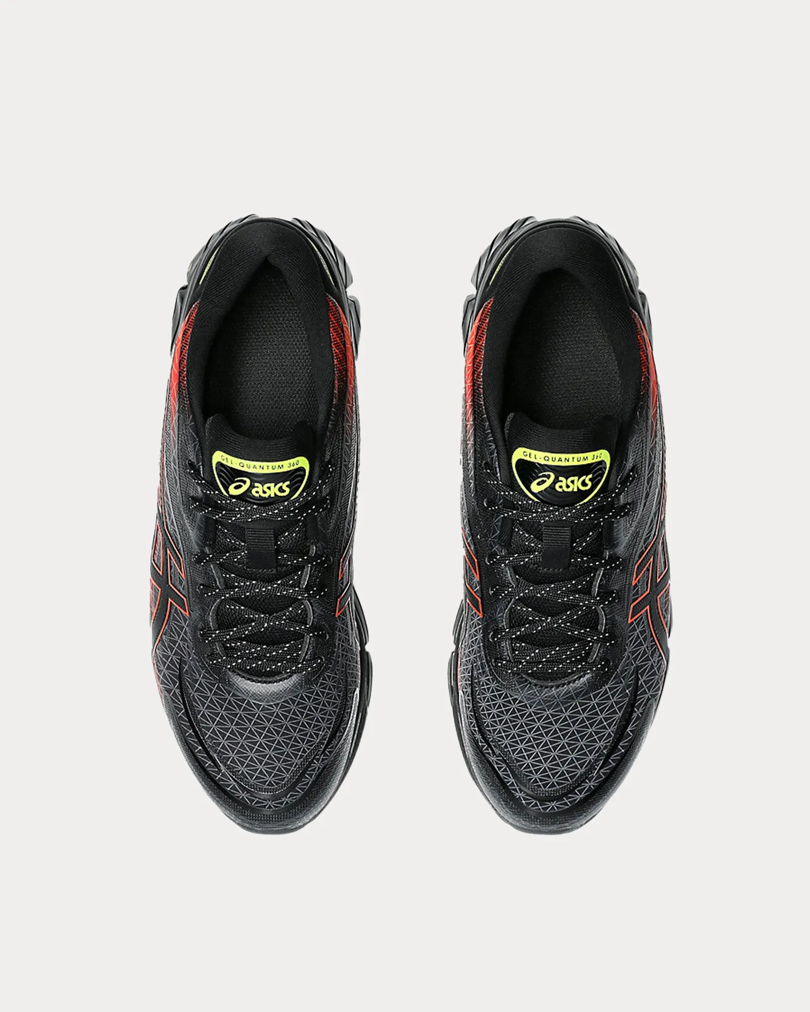 Gel-Quantum 360 VIII 'City of Light' Black / Fiery Red Low Top Sneakers