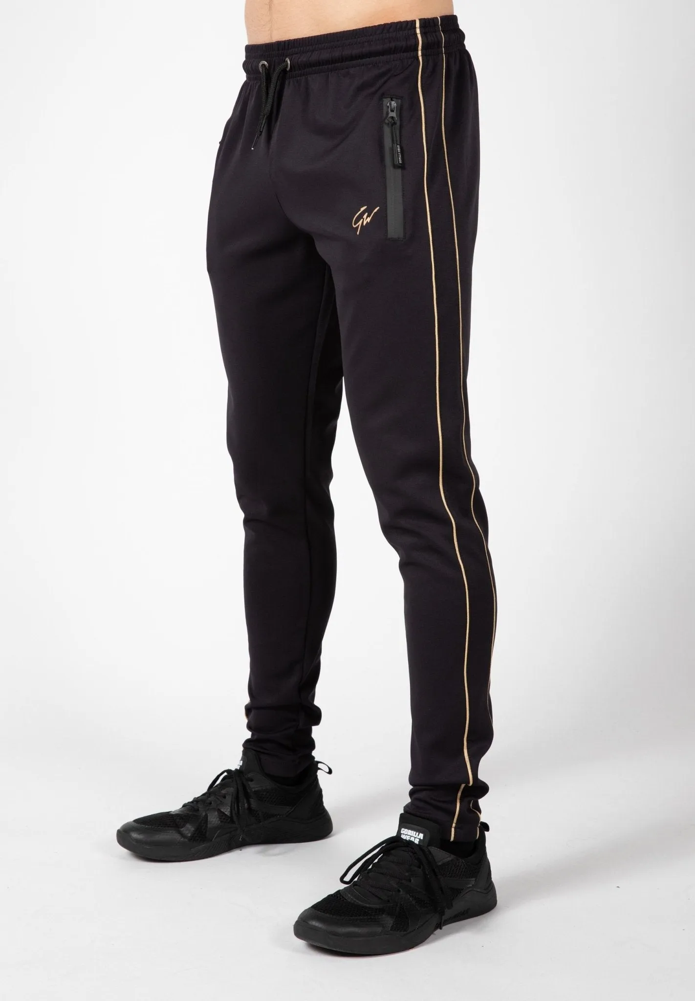 Gorilla Wear Wenden Track Pants Black/Gold