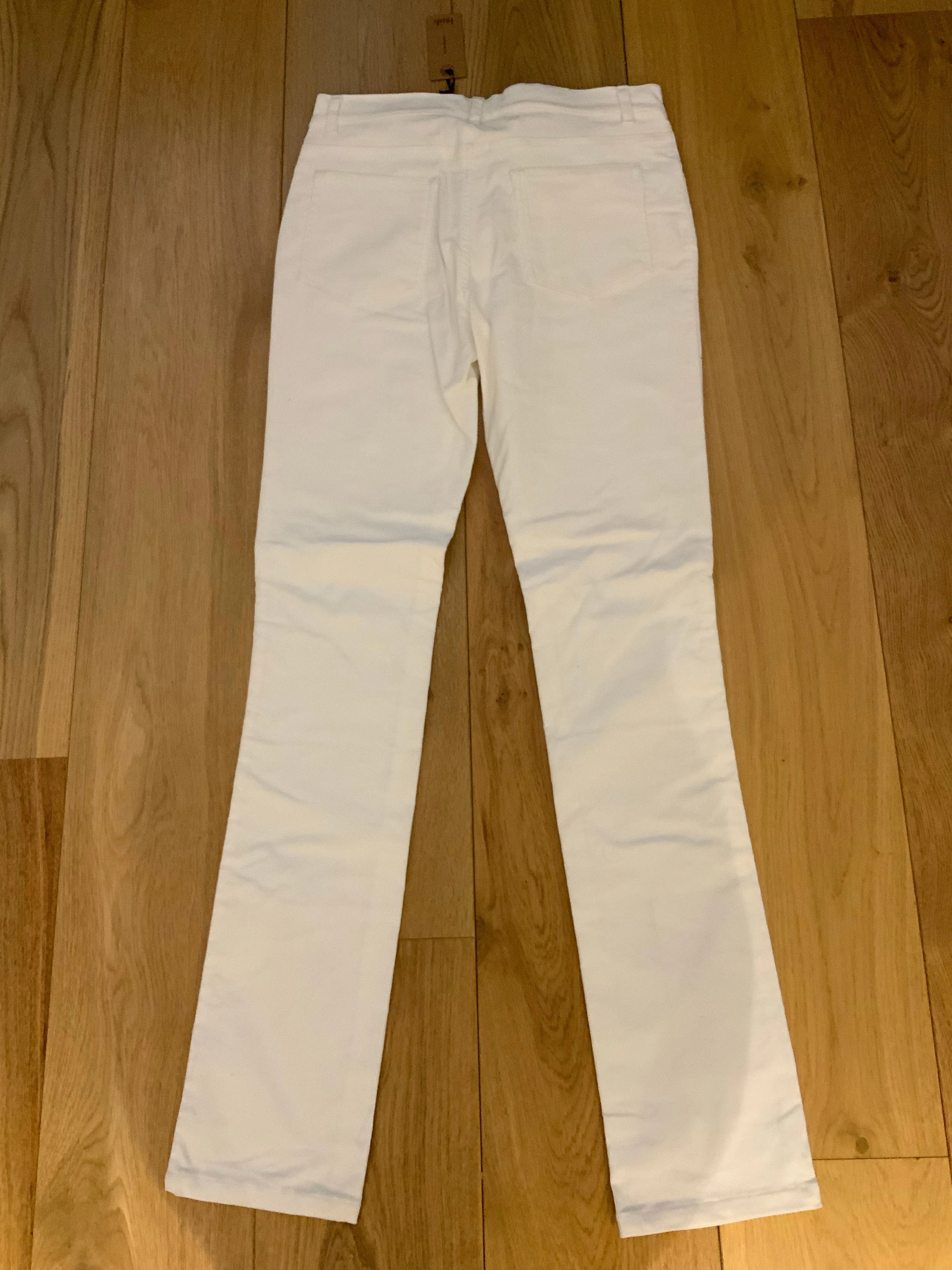 HUSH ECRU SKINNY PANTS TROUSERS SIZE UK 12 ladies