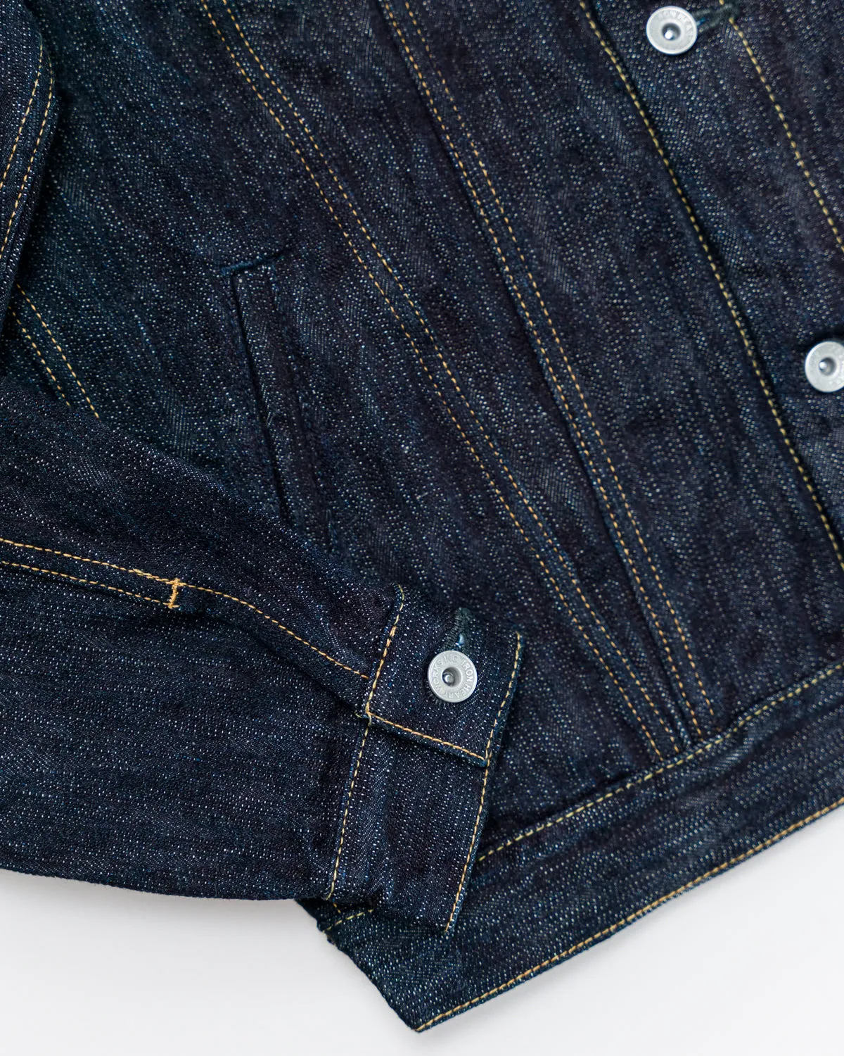 IHSH-526J-SLB - 16oz Slubby Selvedge Denim Type III Jacket - Indigo