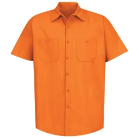 Industrial Work Shirt Short Sleeve - Orange