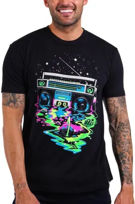 INTO THE AM Men's Graphic Tees S - 4XL Cool Lightweight Fitted Printed Design T-Shirts Nature