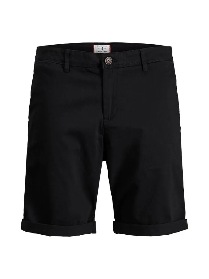 Jack & Jones Bowie Solid Chino Shorts Black - 844