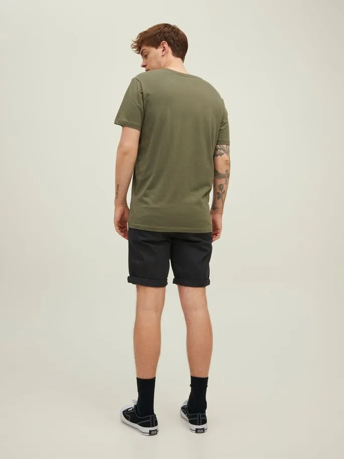 Jack & Jones Bowie Solid Chino Shorts Black - 844