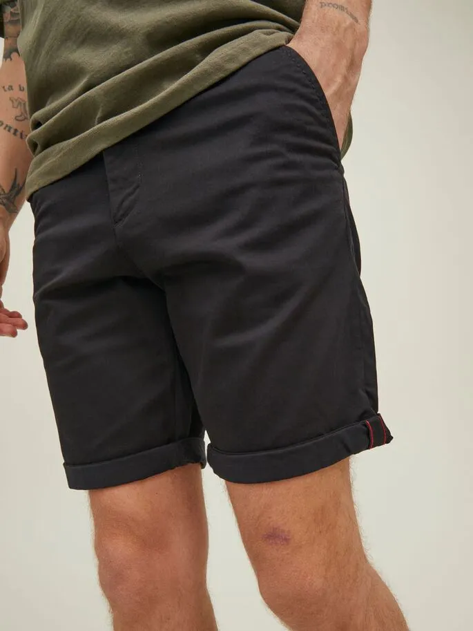 Jack & Jones Bowie Solid Chino Shorts Black - 844