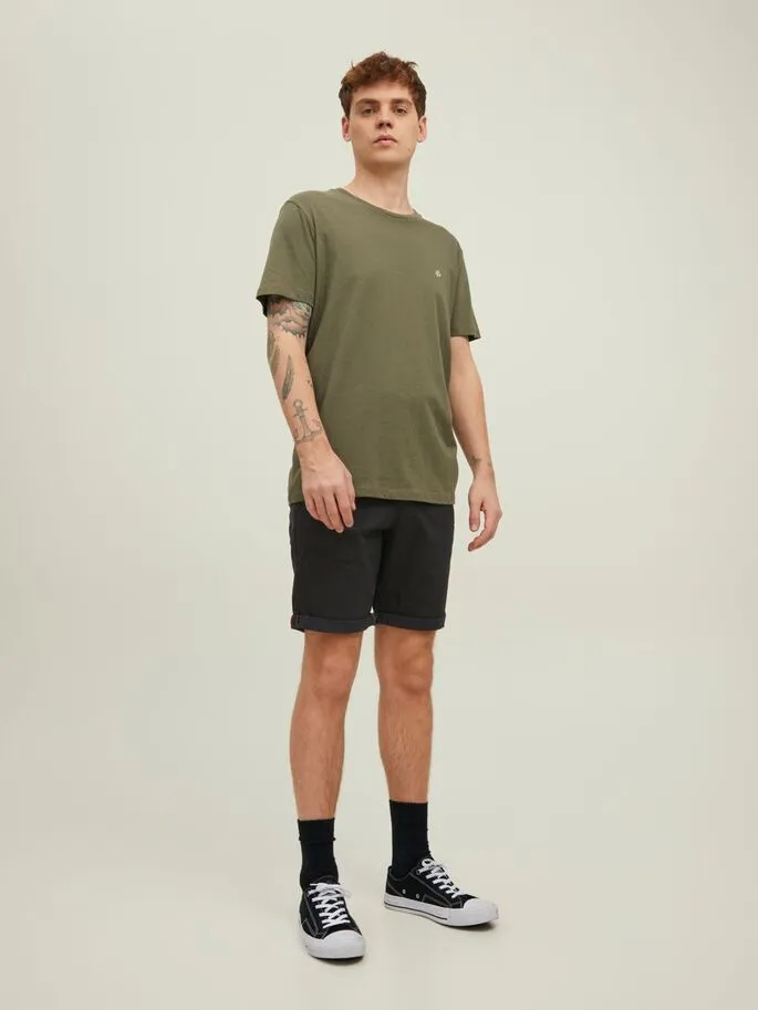 Jack & Jones Bowie Solid Chino Shorts Black - 844
