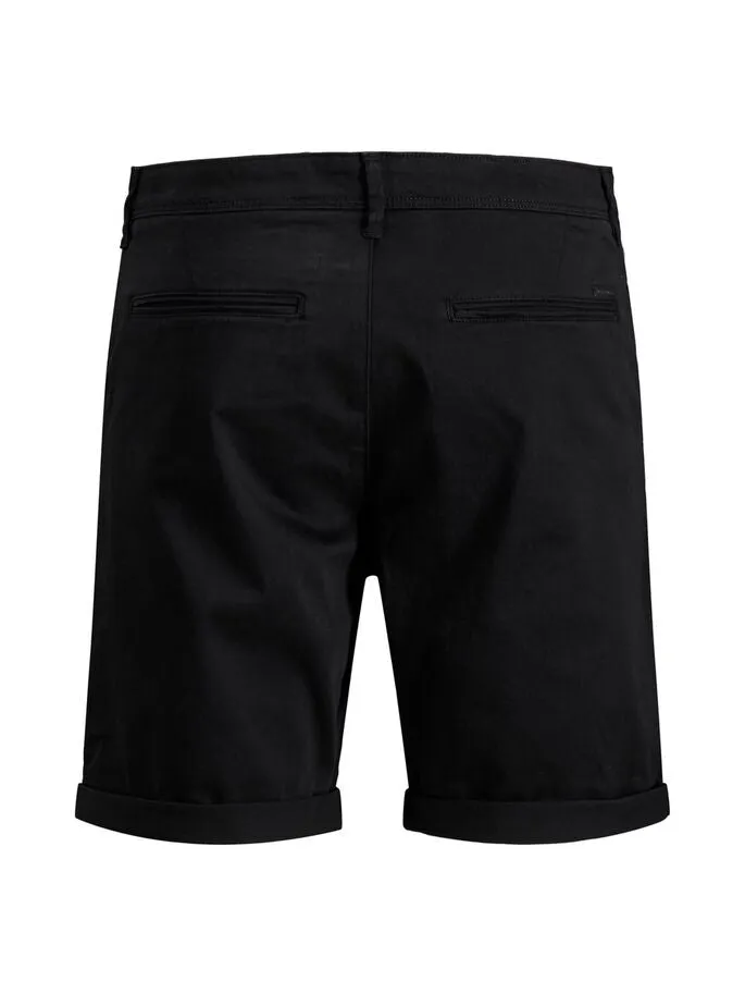 Jack & Jones Bowie Solid Chino Shorts Black - 844