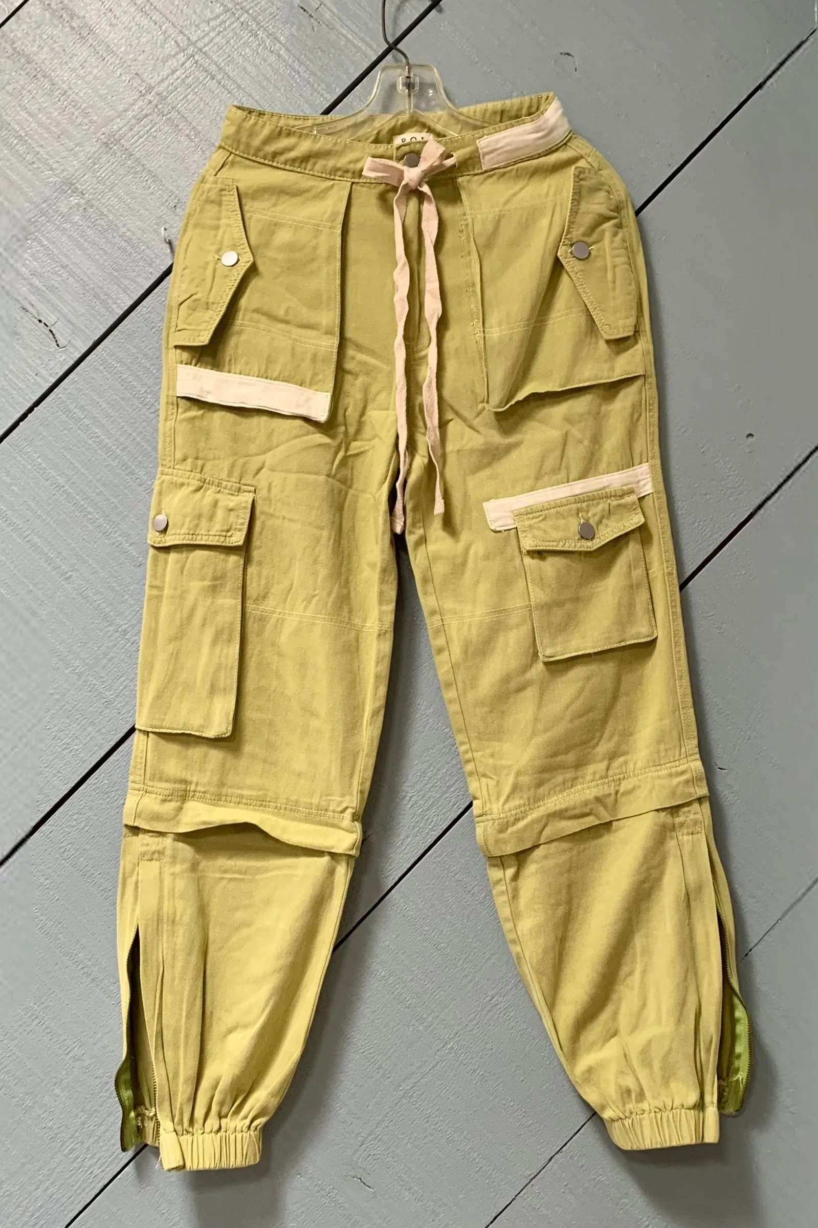 Matcha-alatte Slouchy Y2K Cargo Jogger Pants