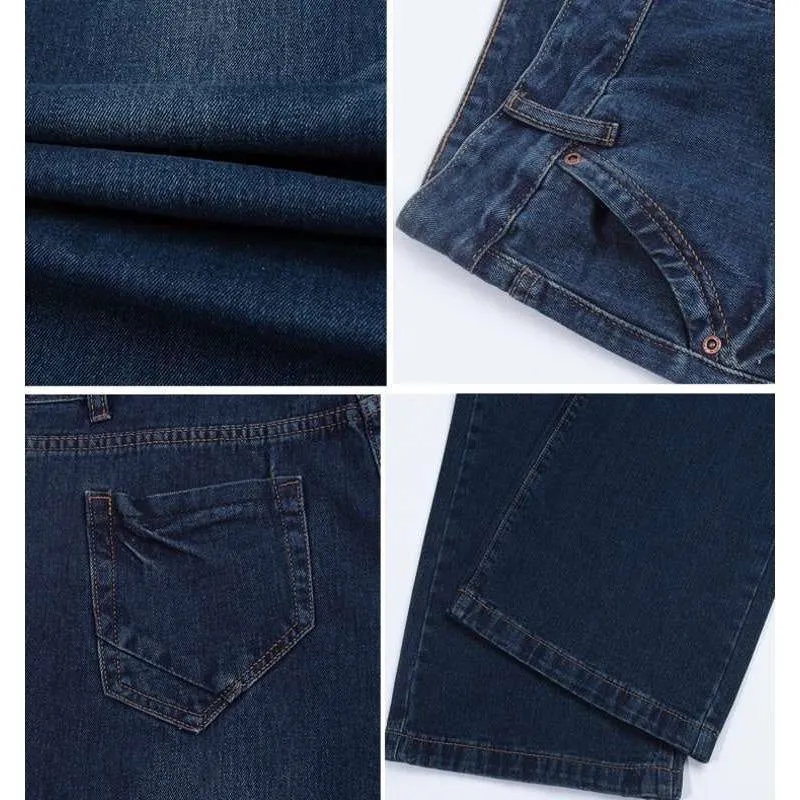 Men's Loose Straight-Leg Flared Jeans - GlamzLife
