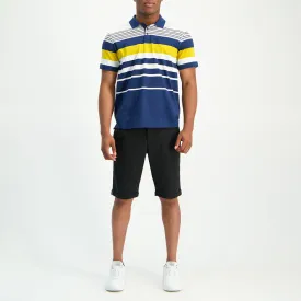 MENS ZAFF BLACK CHINO SHORTS (GARMENT-DYED)