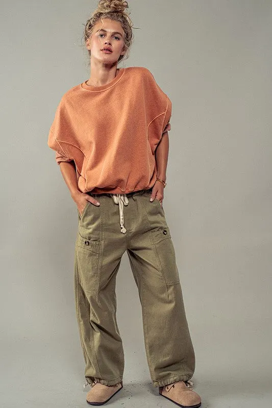 Miley Urban Flex Cargo Pants - Olive
