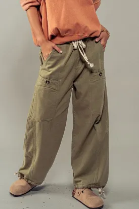 Miley Urban Flex Cargo Pants - Olive