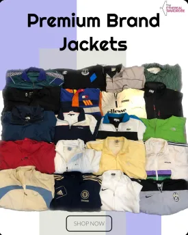 Mix brand premium jackets including nike polo lacoste carhartt north face and other brands and vintage pcs