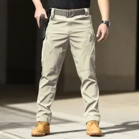 Multi Pocket Elastic Cargo Pants