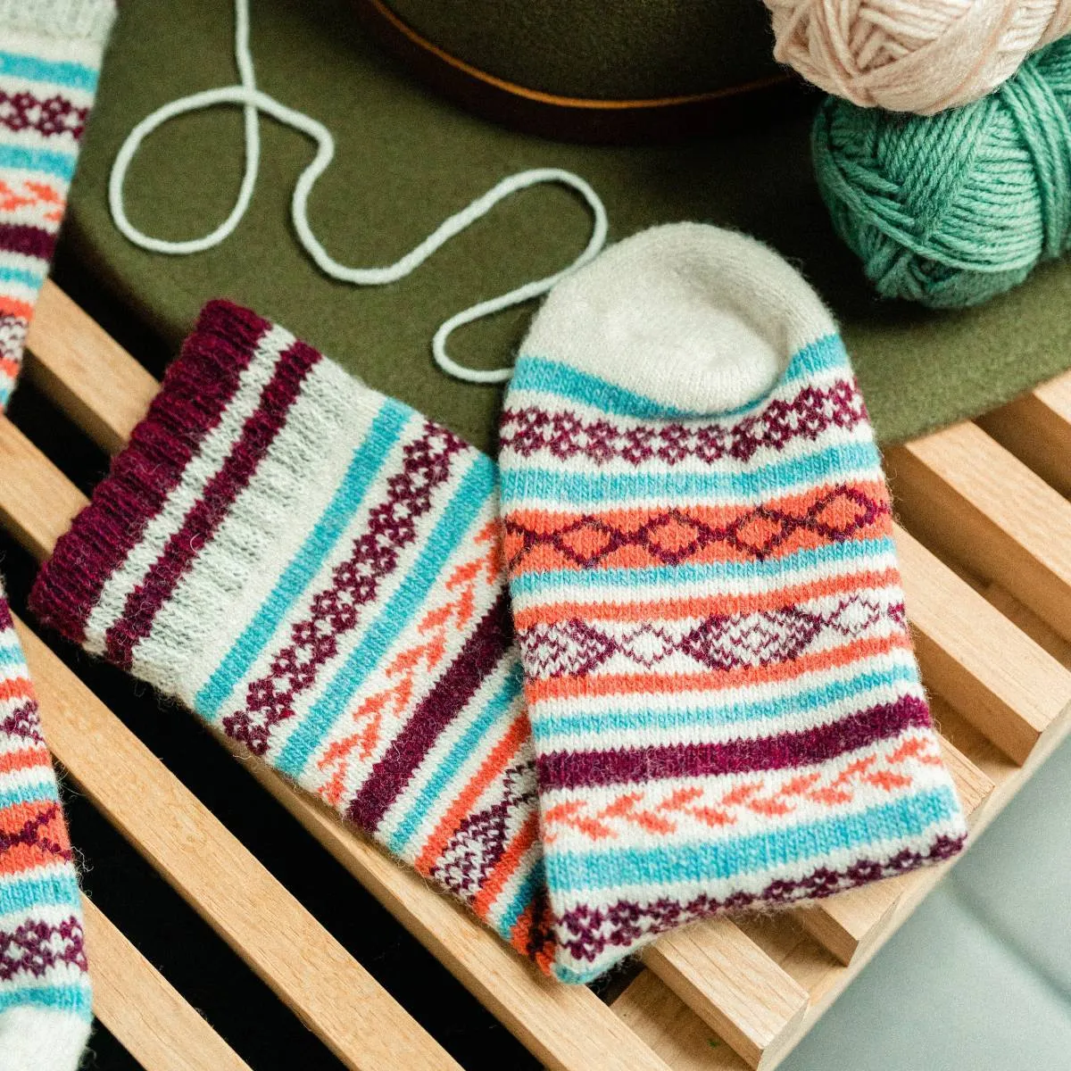 MULTICOLOR EDITION- PURE WOOLEN SOCKS