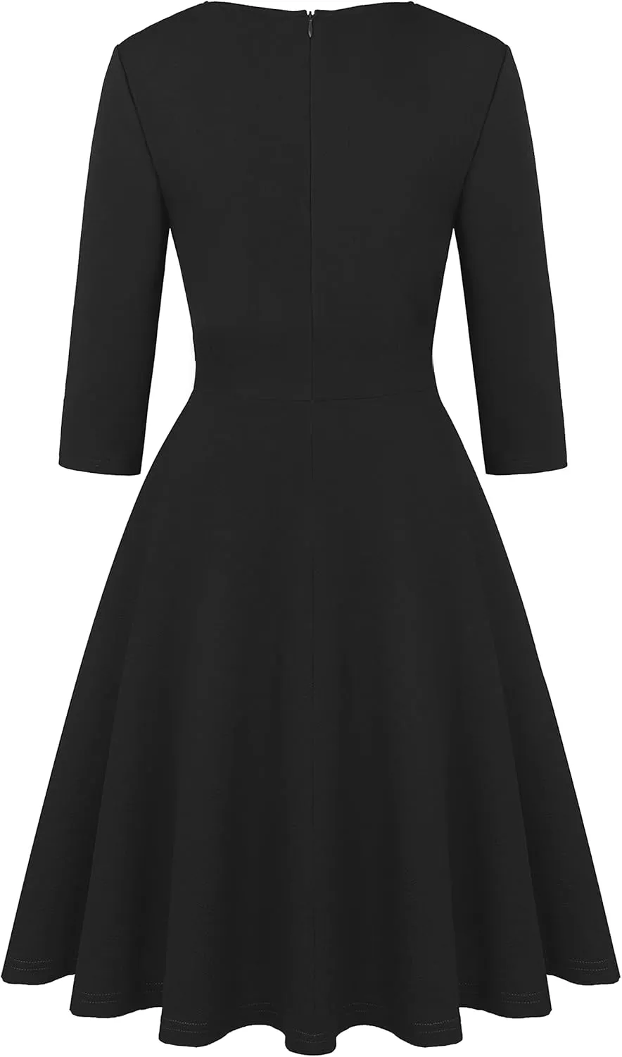 OWIN Women's Vintage Floral Lace Flared A-Line Swing Casual Party Cocktail Dresses Sleeveless