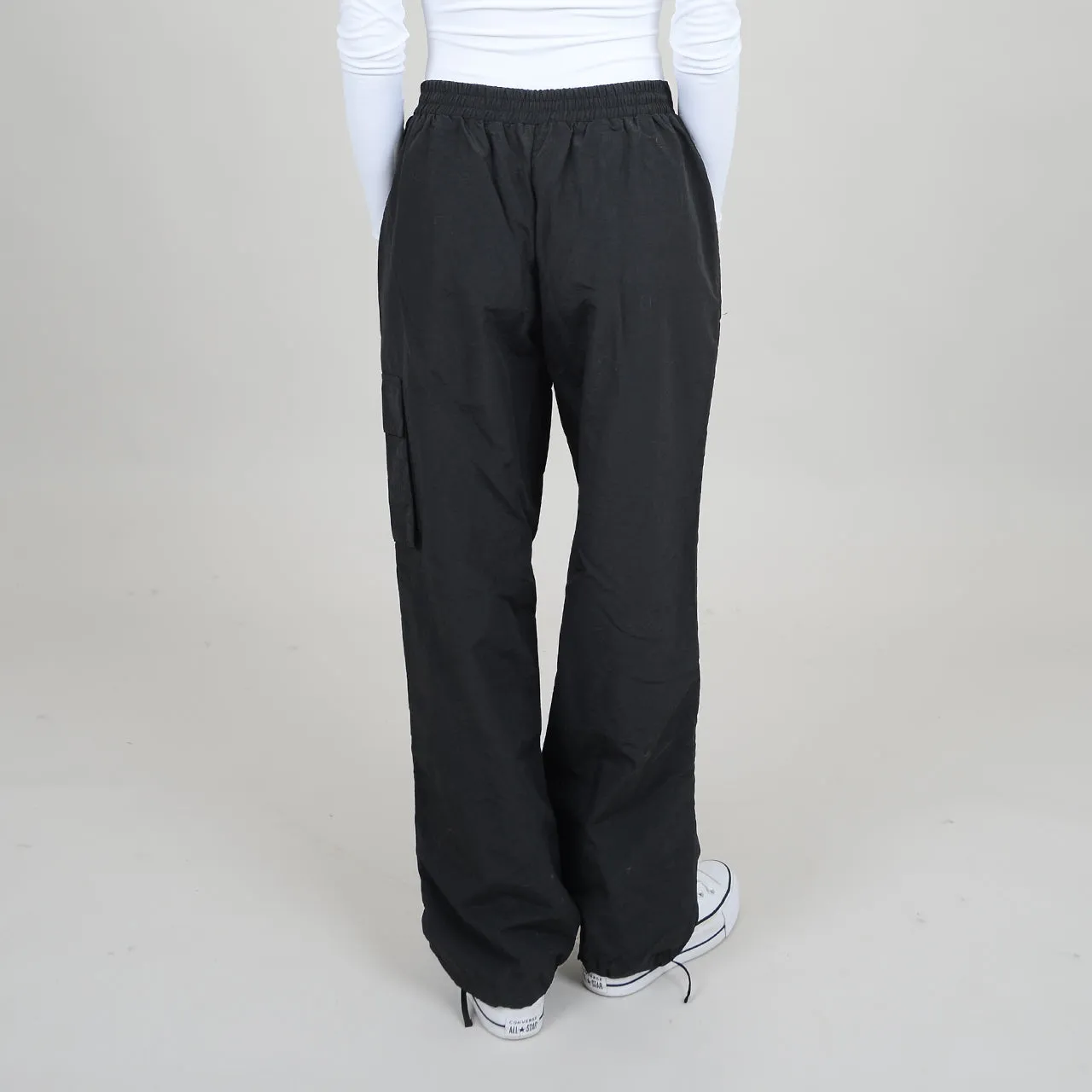 RD STYLE WOMEN'S STACIA NYLON CARGO POCKET PANT-BLACK, DUNE