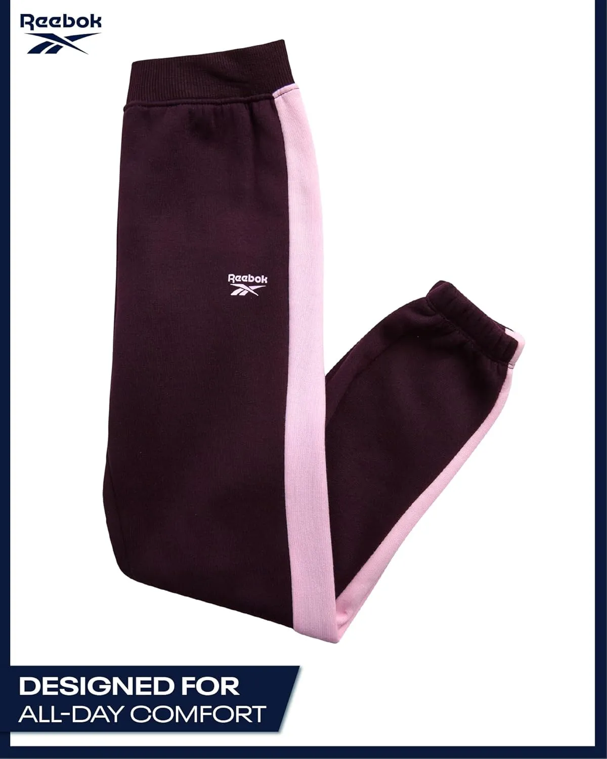 Reebok Girls' Sweatsuit Set - 2 Piece Active Hoodie Sweatshirt and Jogger Pants - Activewear Set for Girls (4-12)