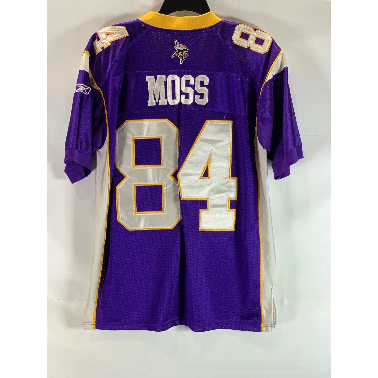 REEBOK ONFIELD Men's Purple Minnesota Vikings #84 Randy Moss NFL Jersey SZ 48