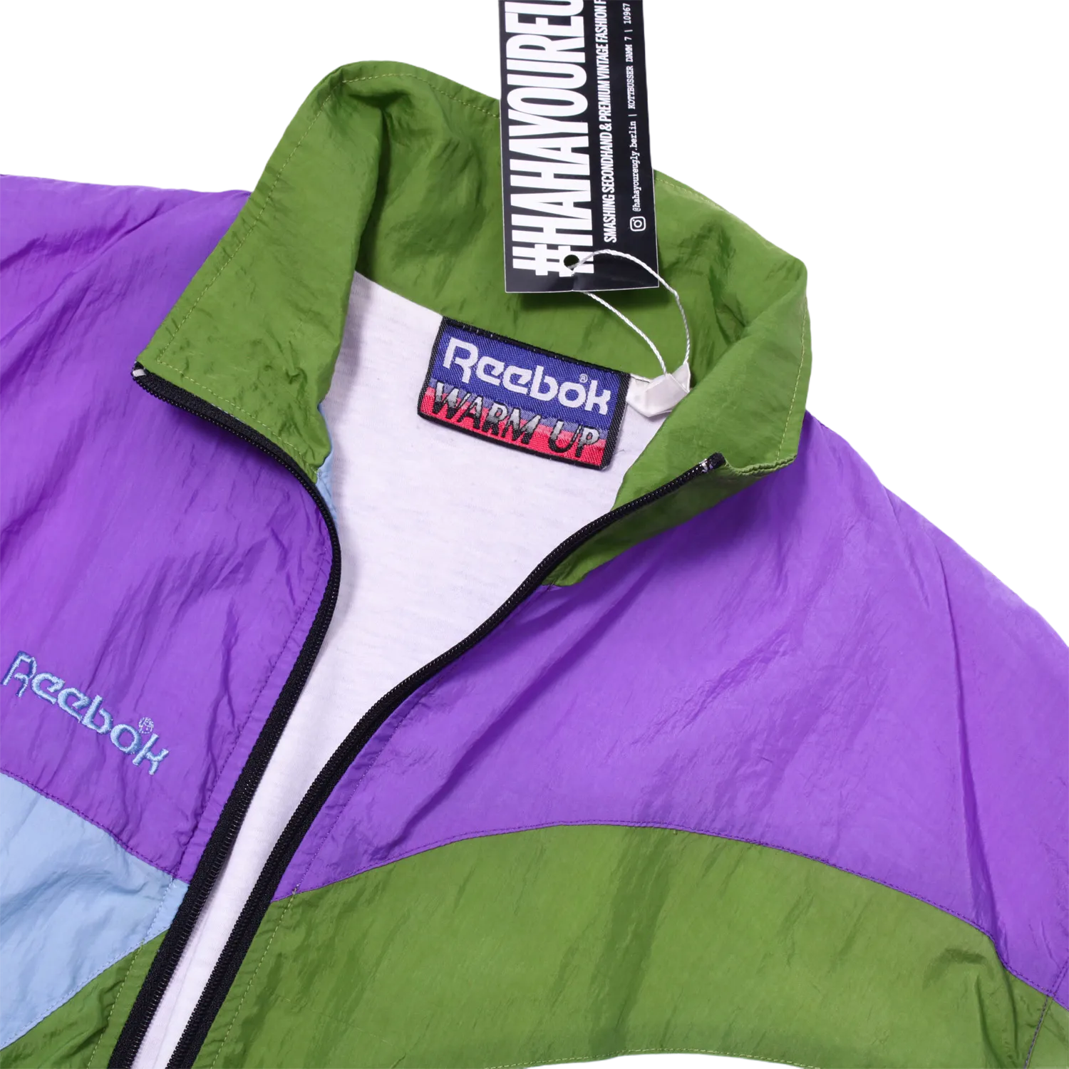 REEBOK : "Warm Up" Track Jacket : S