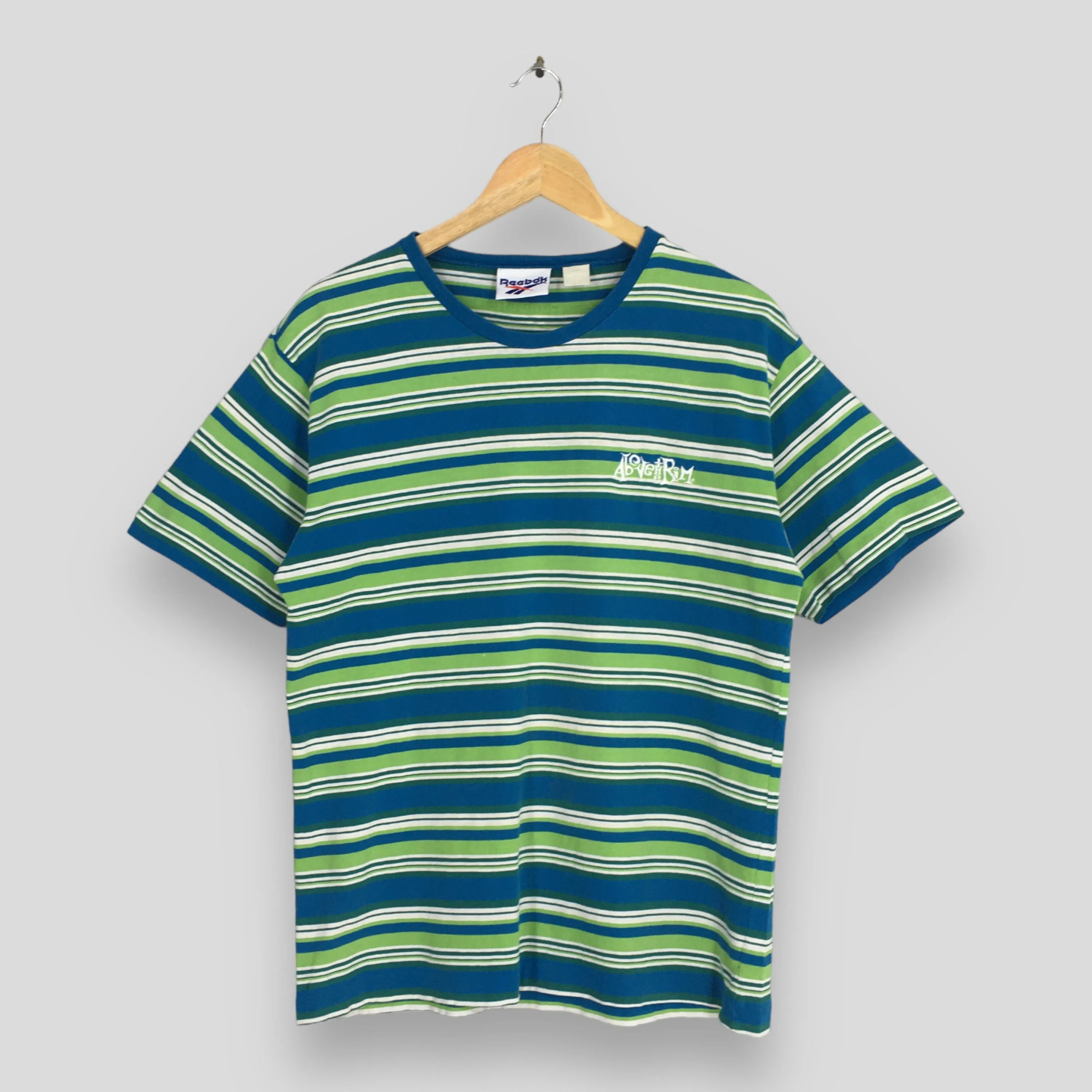 Reebok Sportswear Multicolor Stripes T shirt Medium