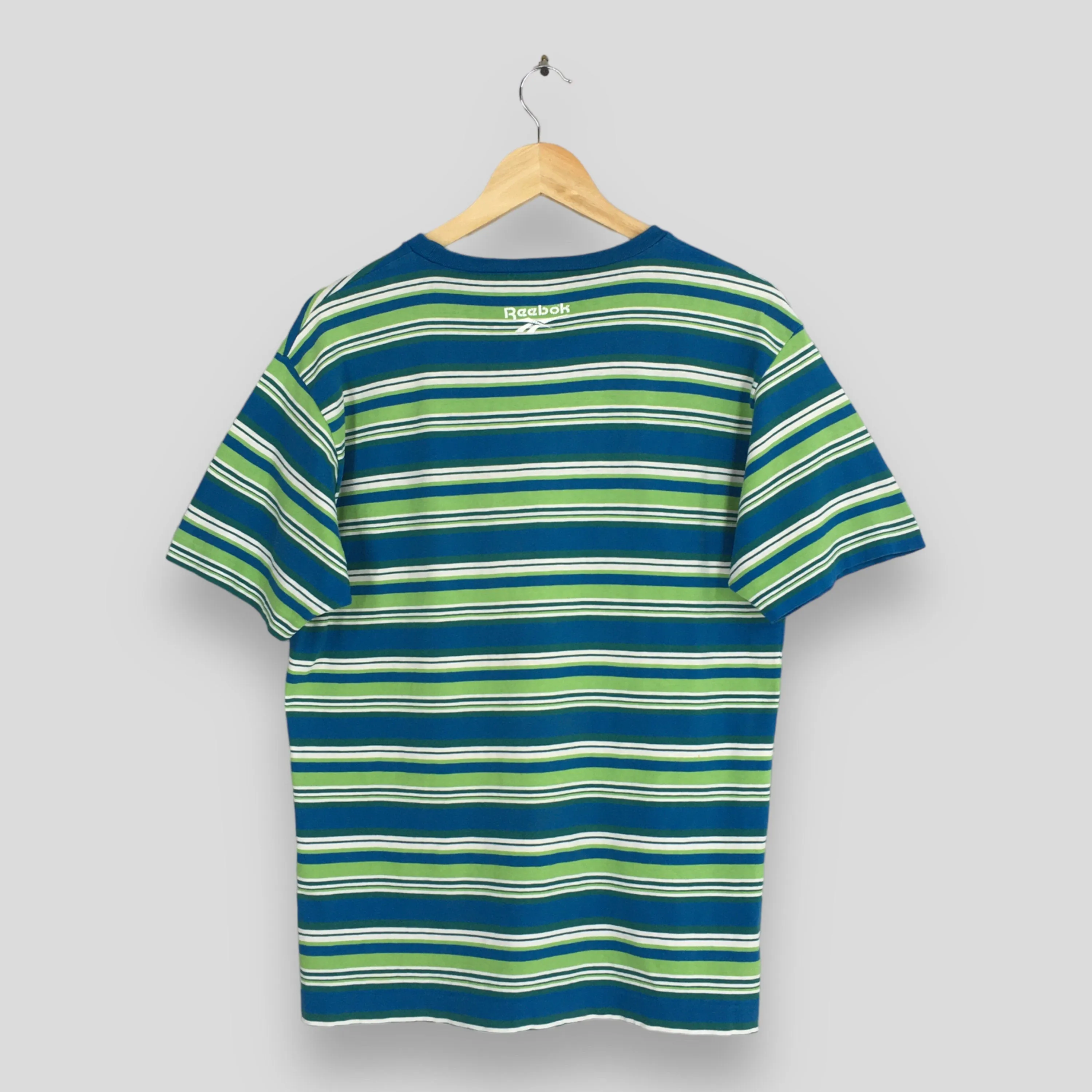 Reebok Sportswear Multicolor Stripes T shirt Medium