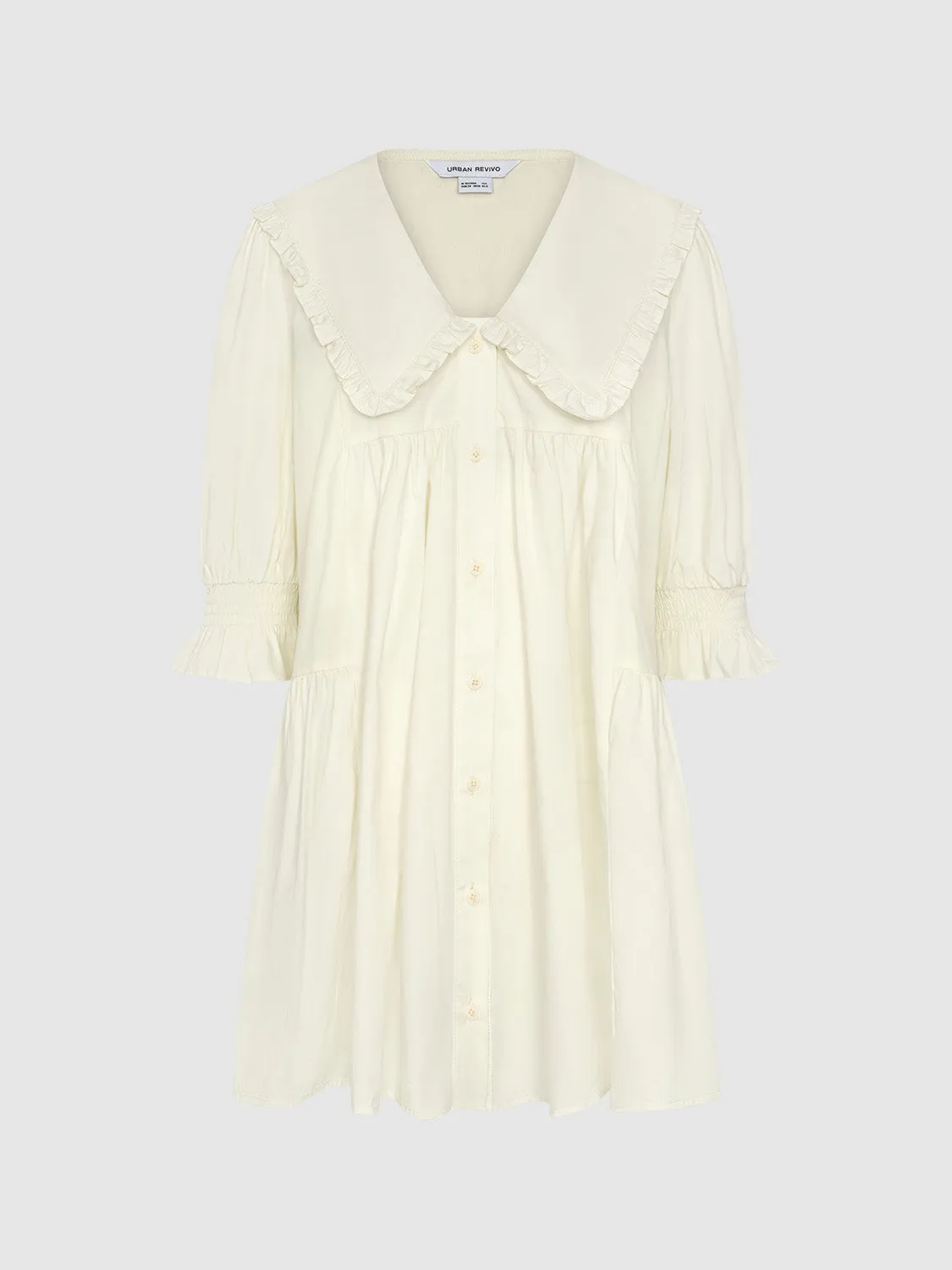 Ruffle Collar A-Line Dresses