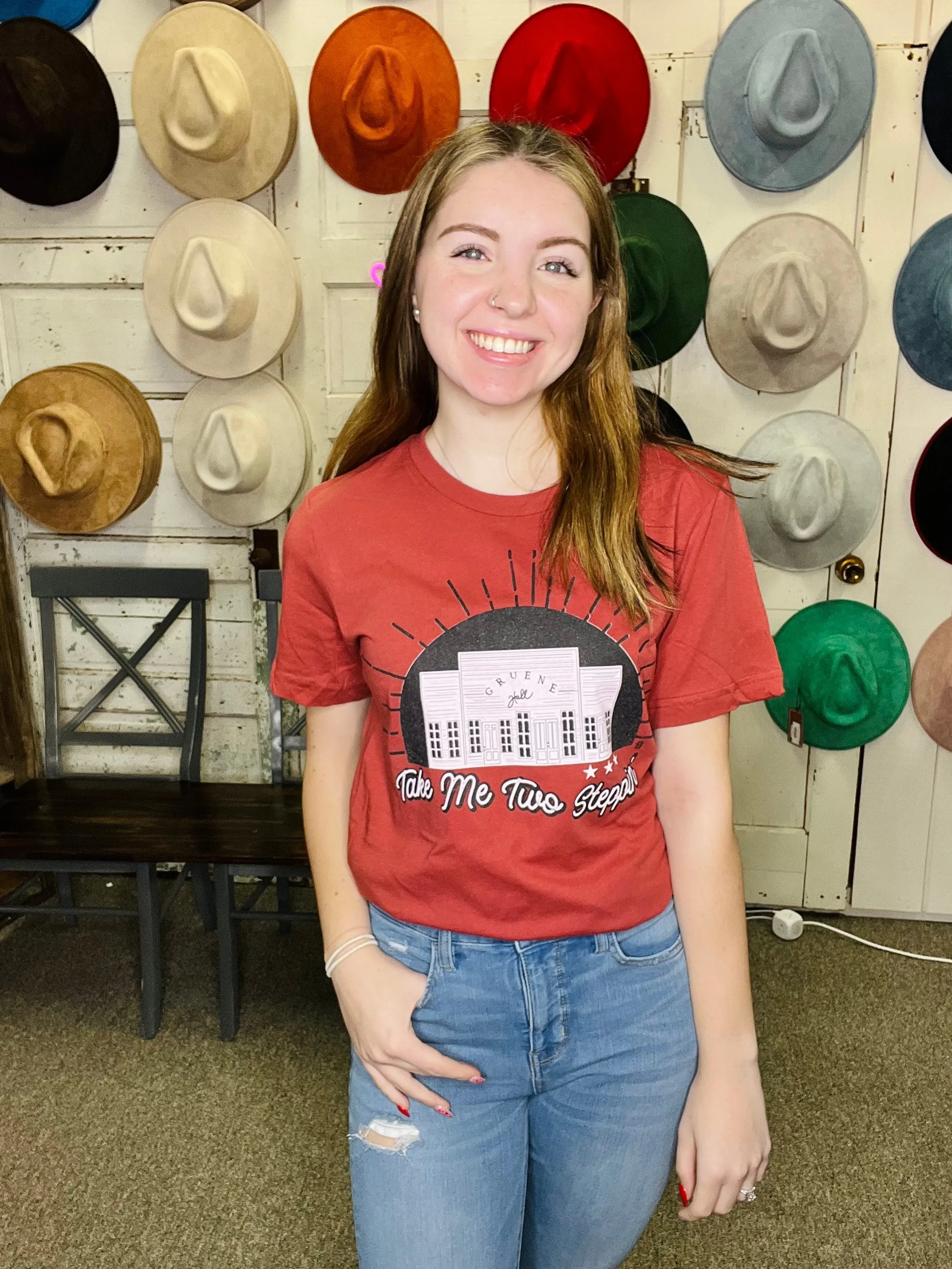 Take me two stepping tee