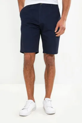 Threadbare Southsea Cotton Chino Shorts Navy - 856