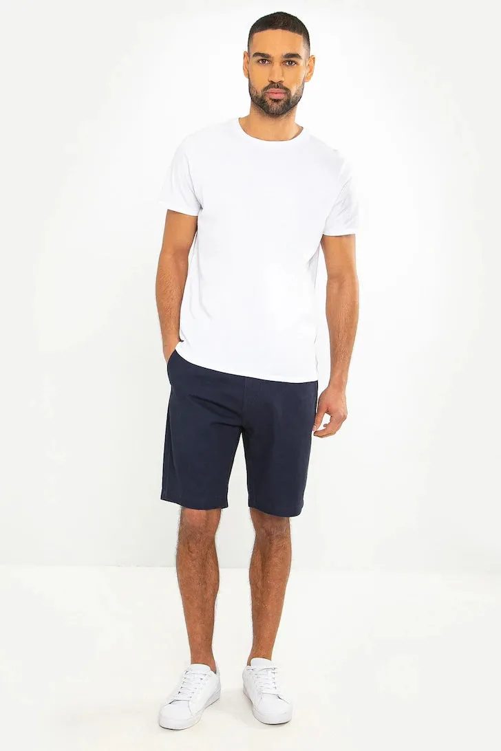 Threadbare Southsea Cotton Chino Shorts Navy - 856